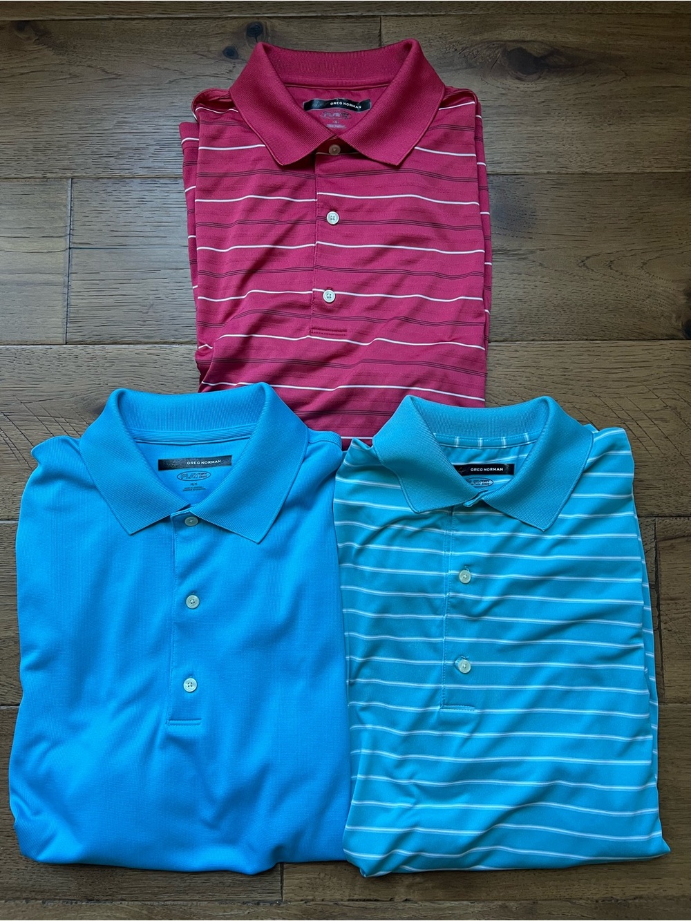 Men's Polo Shirt - Assorted Blue & Red Stripes